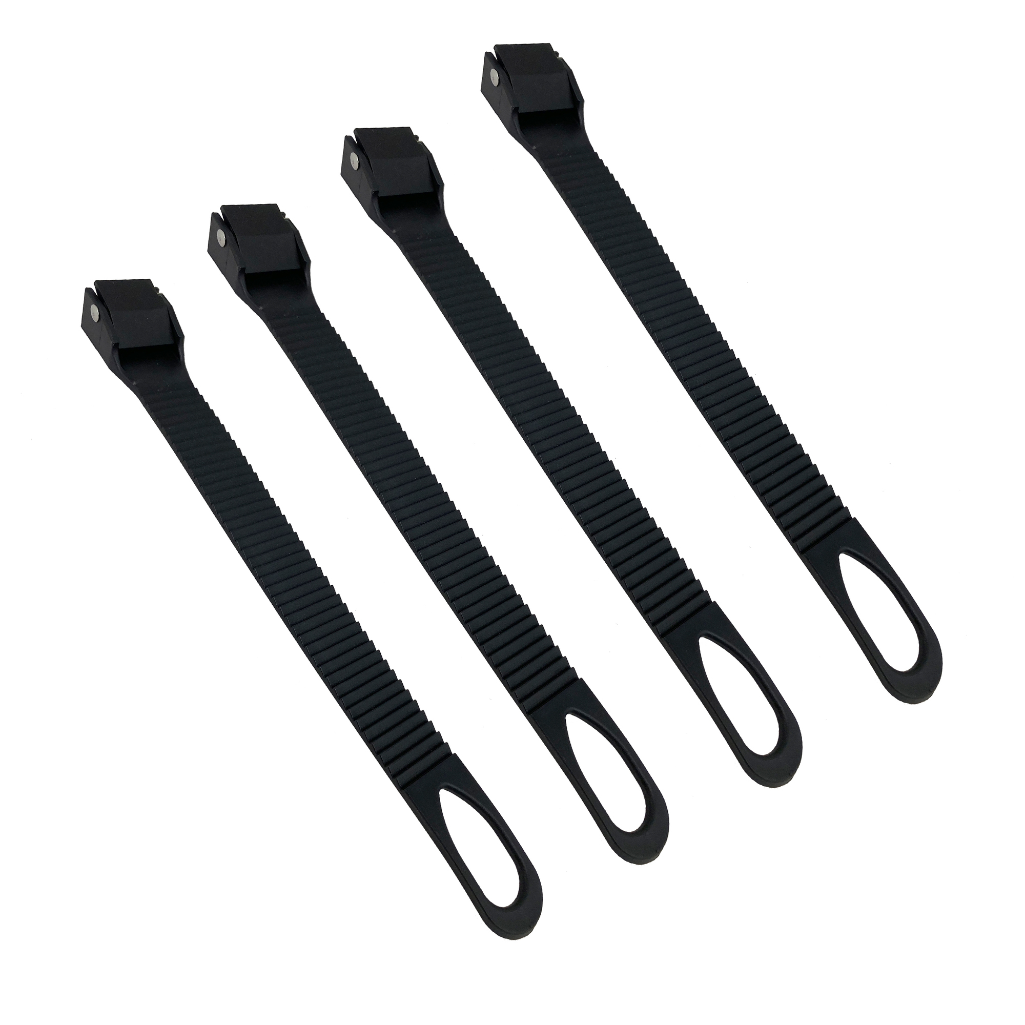 Heininger Advanatge, Extension Straps for Bike Rack 4 Pack, Color Black, Material Plastic, Model# 4014